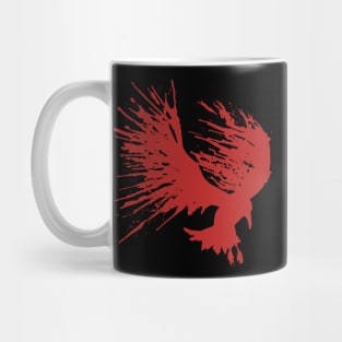 Blood Splatter Bird Mug